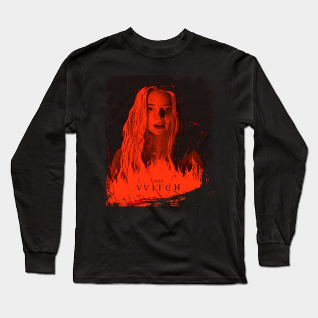 The Witch Succumb To The Power Of The Unknown Long Sleeve T-Shirt by Chibi Monster